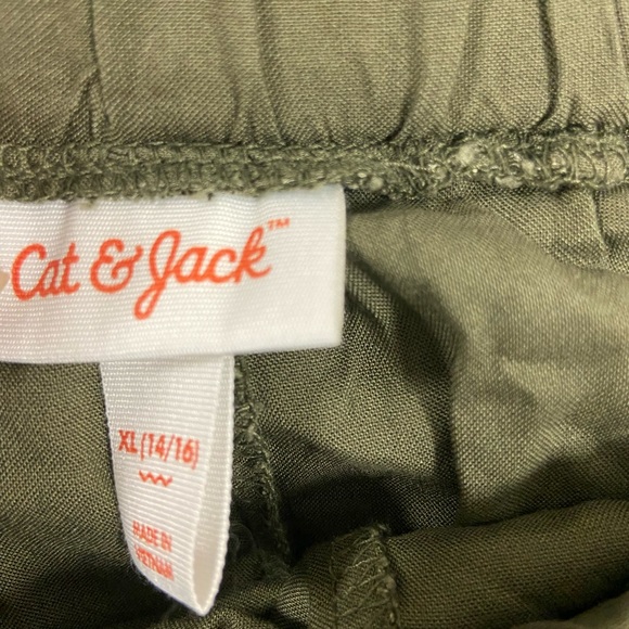Cat & Jack Olive Green Girls Bottoms - Picture 8 of 9